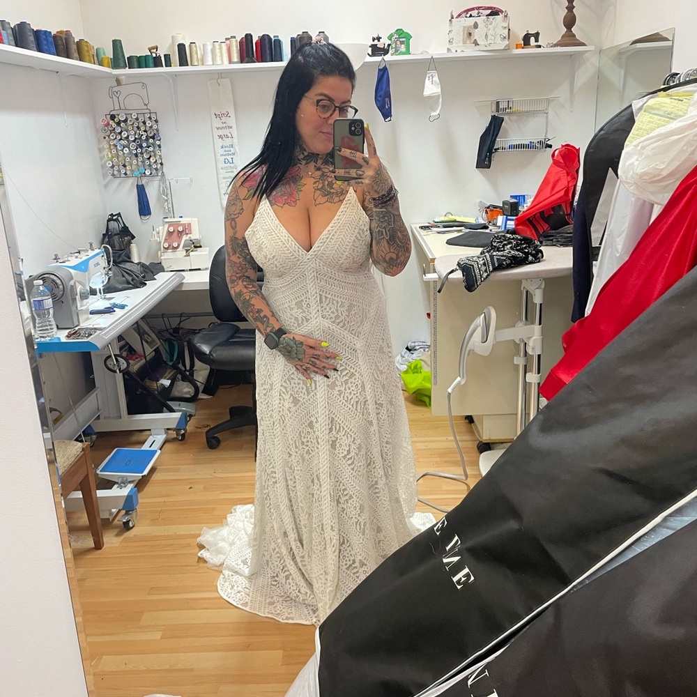 all who wander Reece boho wedding gown